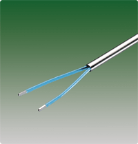 Fluted slimline bipolar laparoscopy 3mm electrode