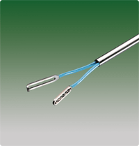 Rippled bar slimline laparoscopy electrode