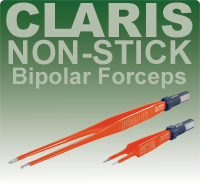 Claris non stick bipolar forceps picture and link