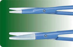 Delicate and standard scissor tips